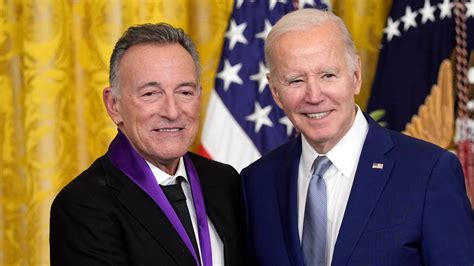 Biden awards Springsteen, Louis-Dreyfus and others with National Medals of Arts